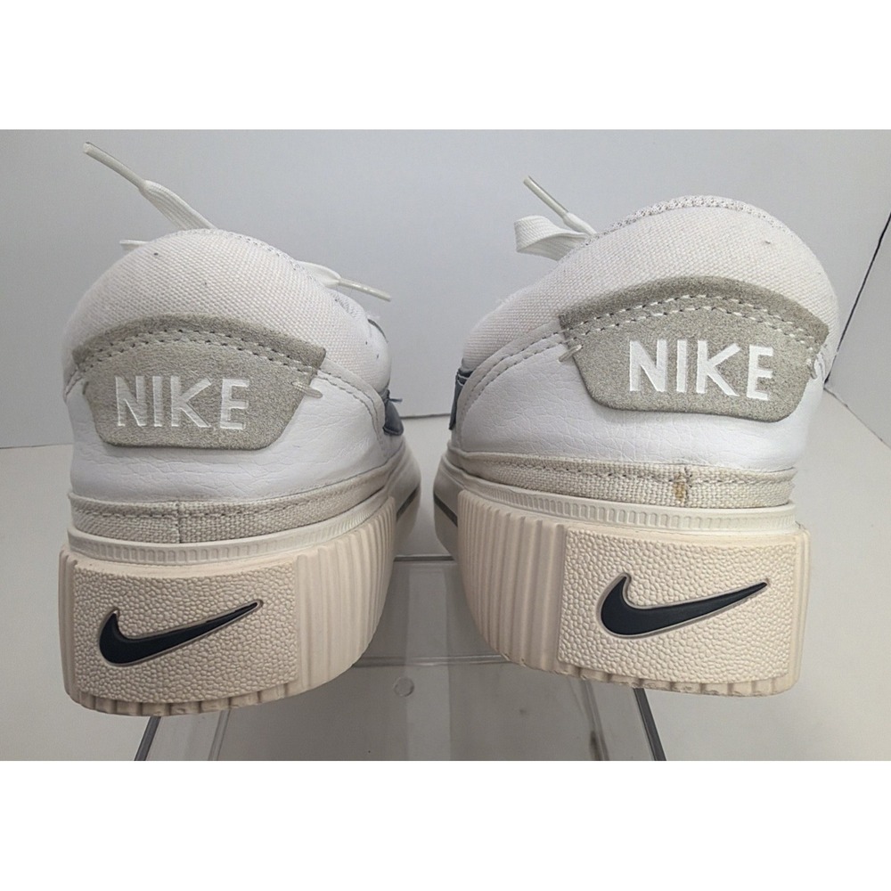 Size 9 - Nike Court Legacy Lift White Diffused Blue Platform Sneakers DM7590-104 - Picture 6 of 16